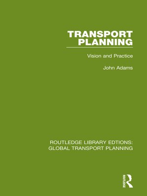 cover image of Transport Planning